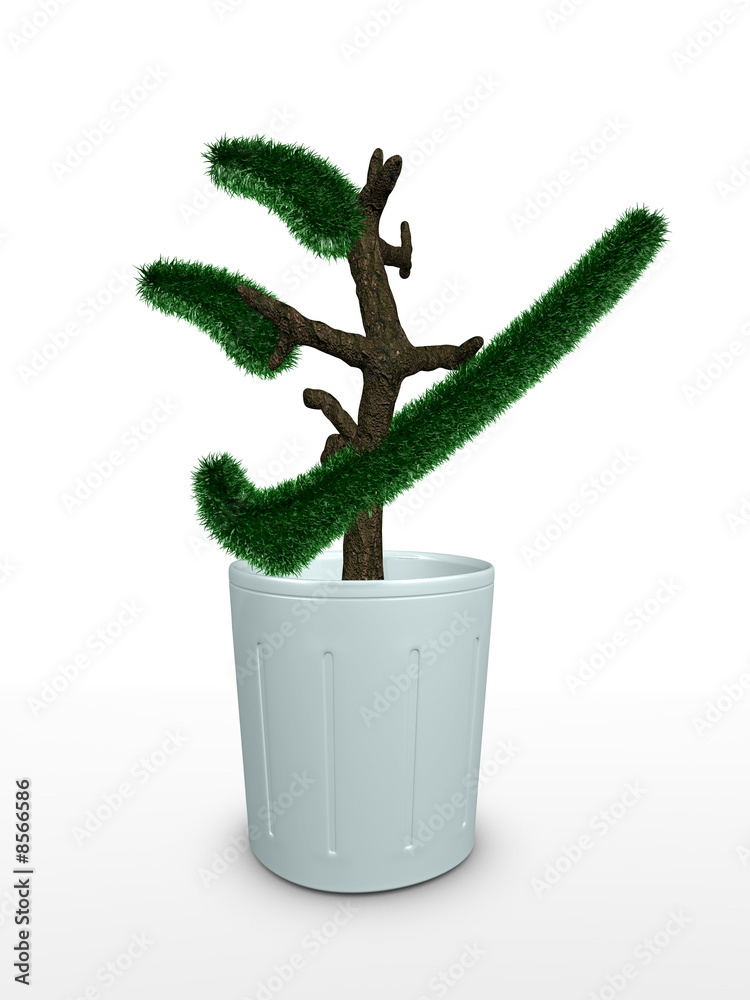 Bonsai kana "shi" Stock イラスト Adobe Stock