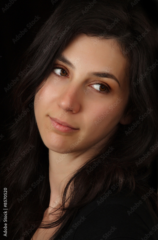 portrait of a young woman portrait of a young woman