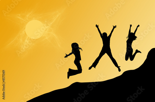 Corriendo por la montaña