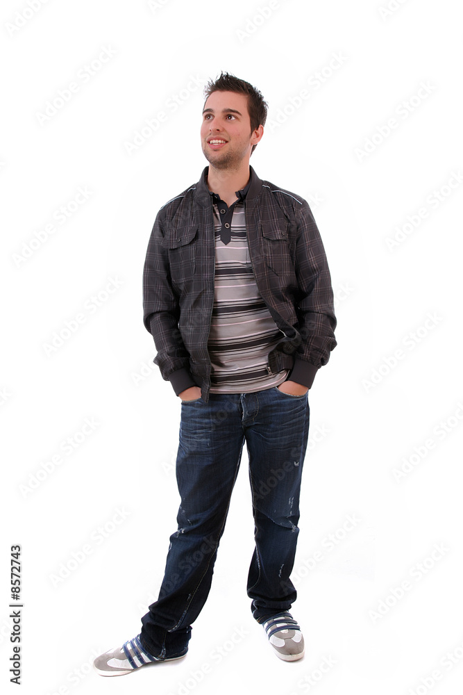 Young Casual man posing Young Casual man posing