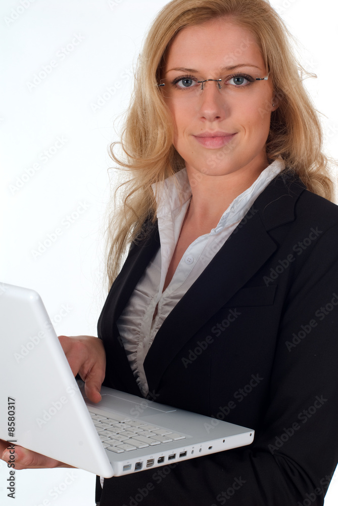 Geschäftsfrau mit Laptop Geschäftsfrau mit Laptop