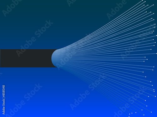 Fiber optics cable