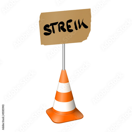 streik-schild