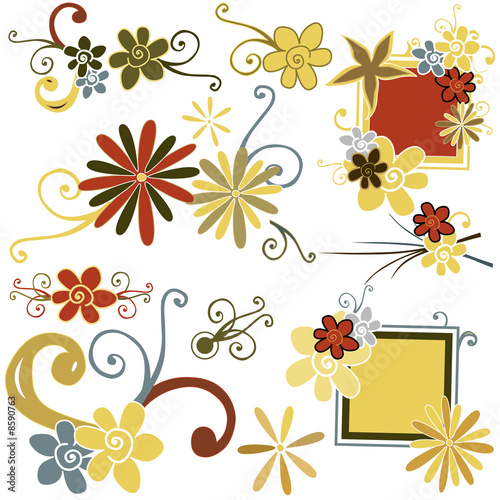 floral elements
