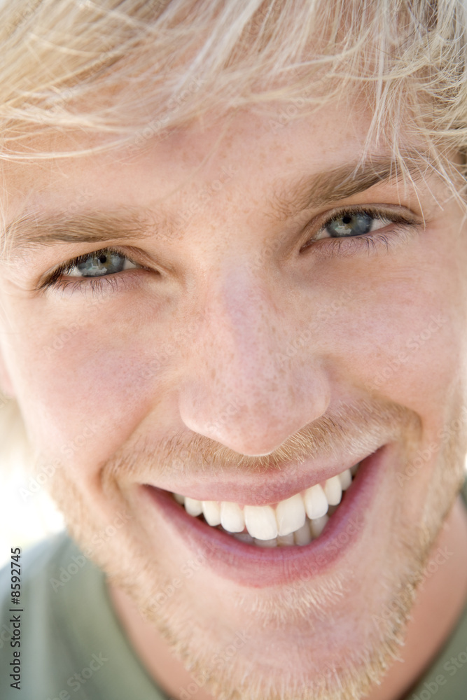 Head shot of man smiling Head shot of man smiling