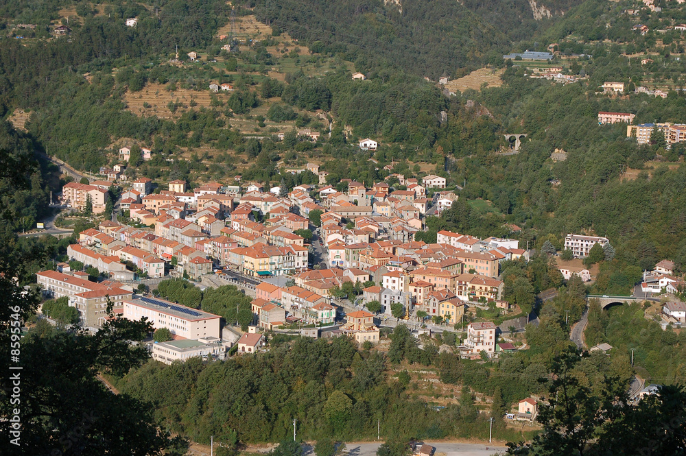 Roquebillière dans la vallée de la Vésubie