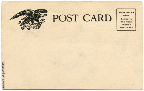 Old poscard XXL (1900) photo