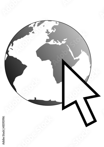 cursor, world photo