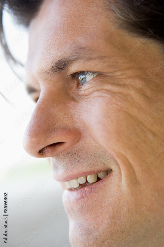 Obraz premium Man smiling