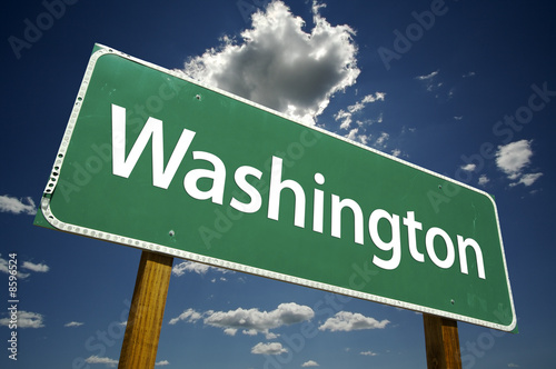 Washington Road Sign