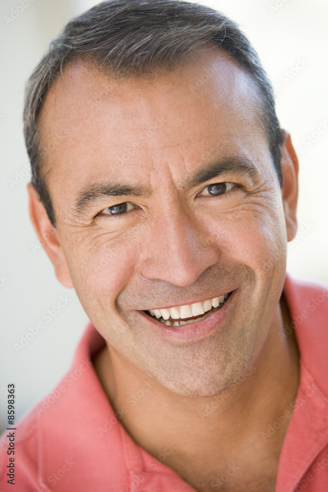 Head shot of man smiling Head shot of man smiling