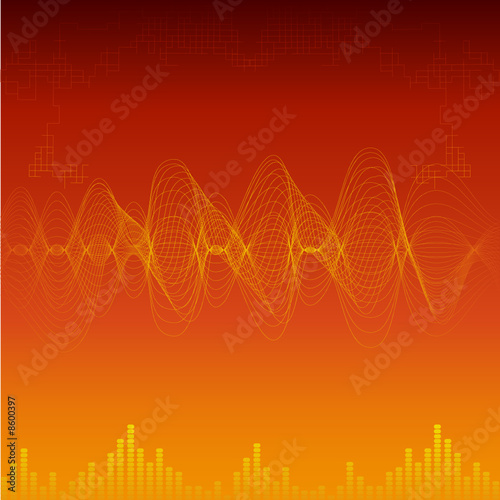 Vector music background