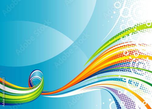 Vector illustration layered file of Abstract wave background.