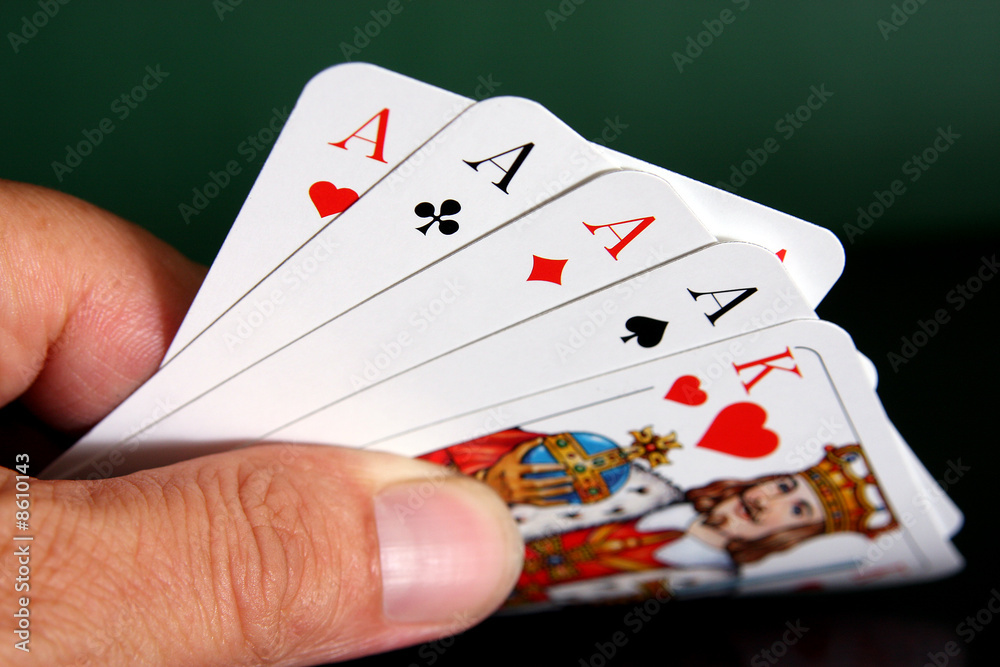 Obraz premium Kartenspiel