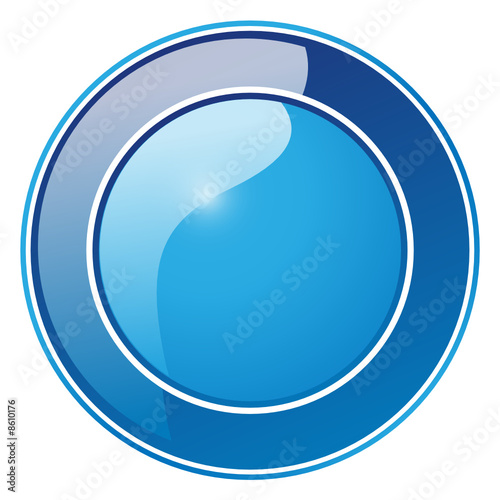 Button - Blau, hellblau