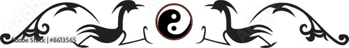 banner of chinese traditional paper cut