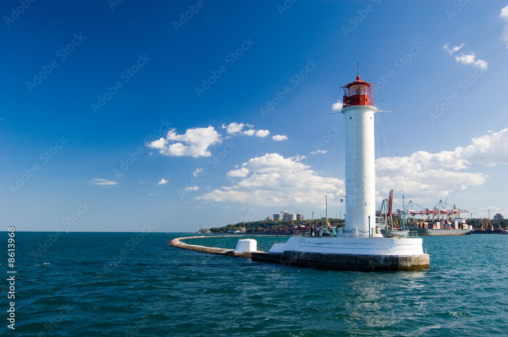 Lighthouse in the black sea