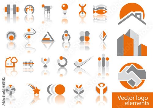 Vector logo and design elements