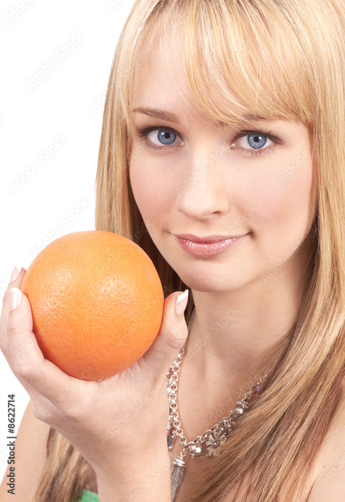 Portrait of beautiful blonde woman Portrait of beautiful blonde woman