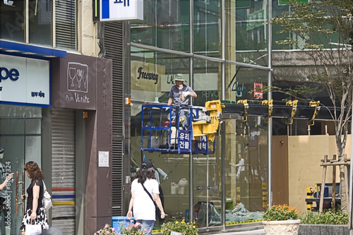 Bilde på lerret Streetlife in Busan