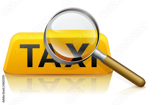 Etude sur les taxis (reflet)