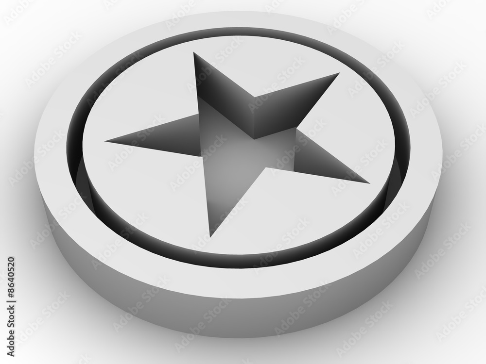 Icon Favourites. 3d Icon Favourites. 3d
