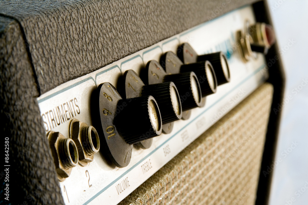 Vintage Vacuum Tube Amplifier Stock Photo Adobe Stock