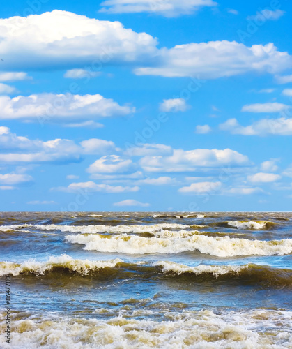 stormy surf - of "Beautiful Beaches" series