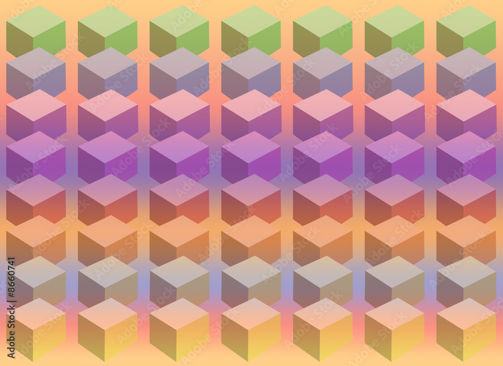 custom made wallpaper toronto digitalCube Pastel