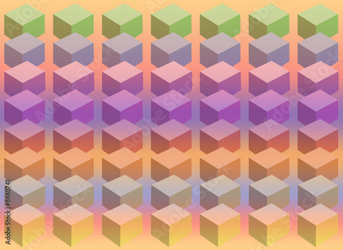 Wallpaper Mural Cube Pastel Torontodigital.ca