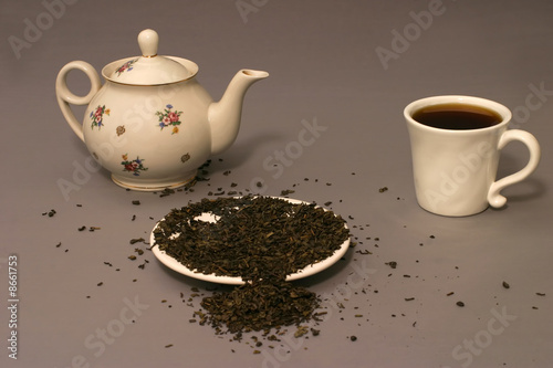 tea pot and tea mug