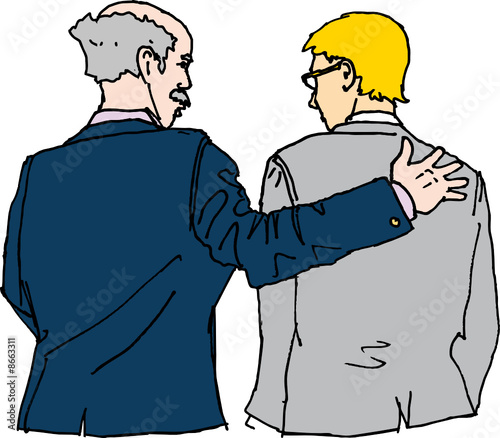 älterer und junger Mann
