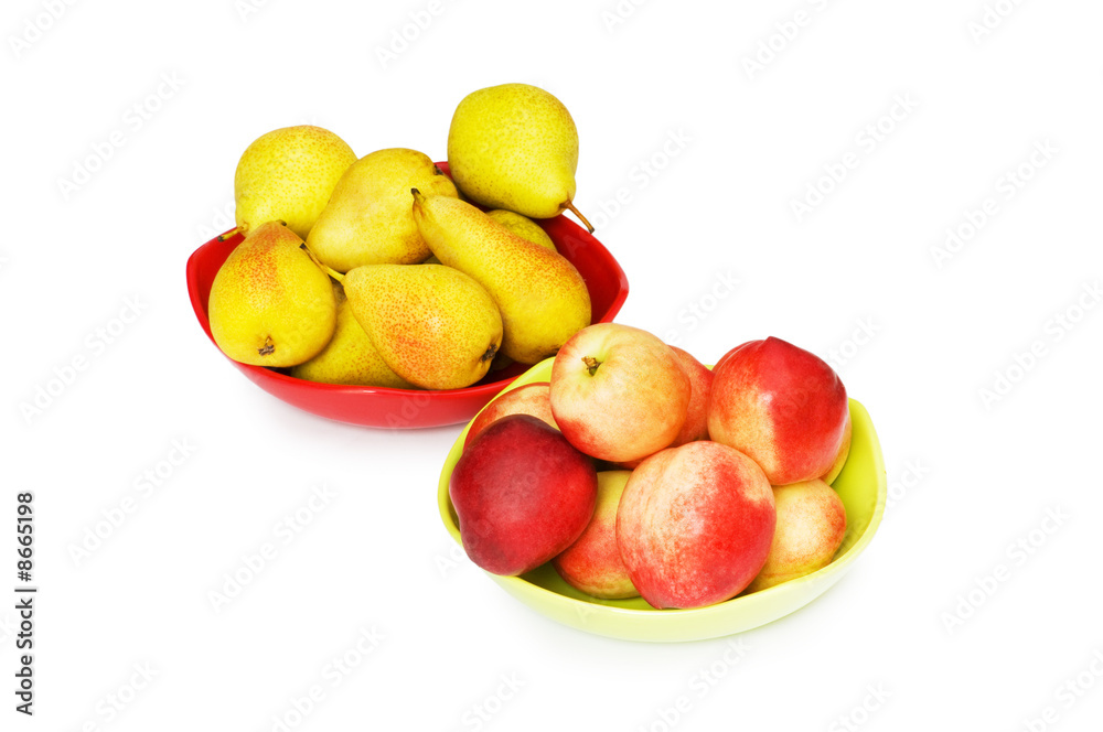 Various frutis isolated on the white background Various frutis isolated on the white background