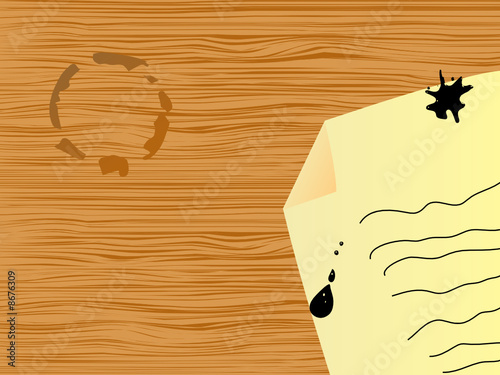 Desk/Table Vector Illustration