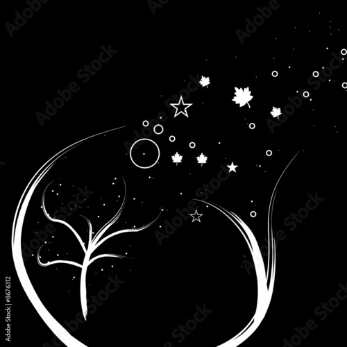 Abstract Vector Decoration for design