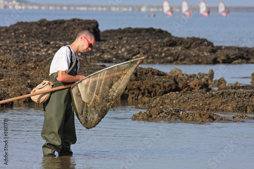 Pêcheur à la crevette