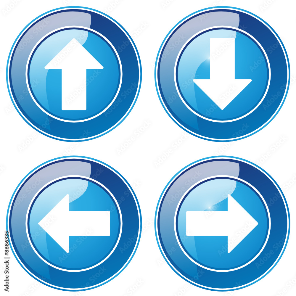 Richtungspfeile - Button Richtungspfeile - Button