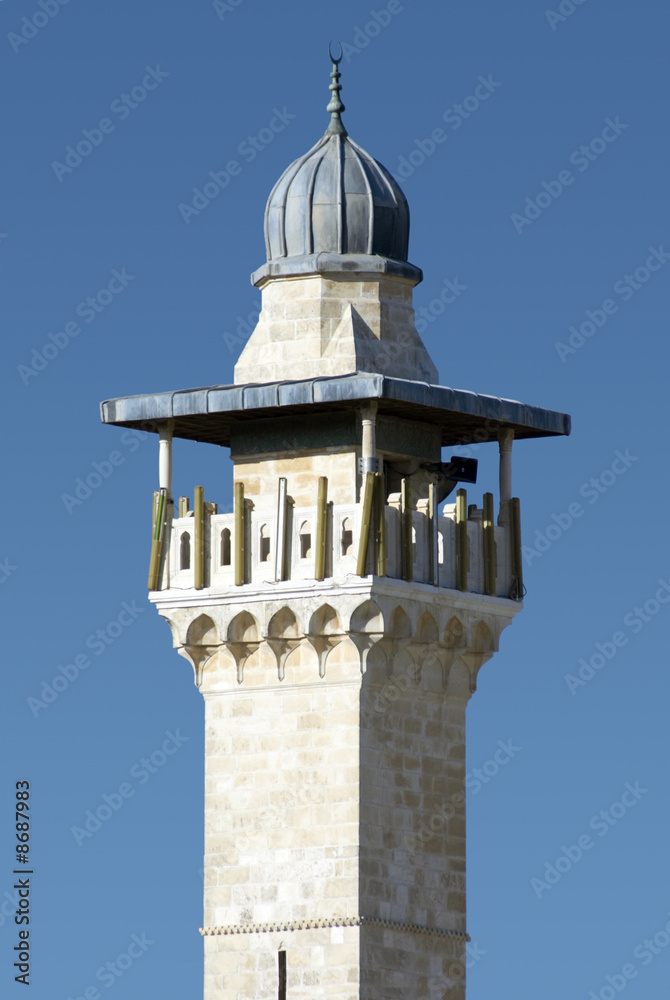 minaret in Jerusalem