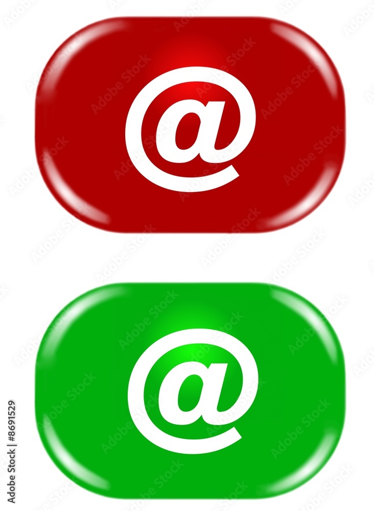 Illustration Buttons Email