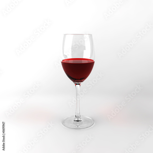 glass of red wine