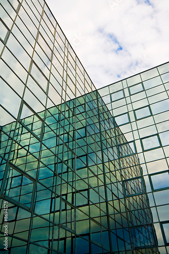 Glass office building
