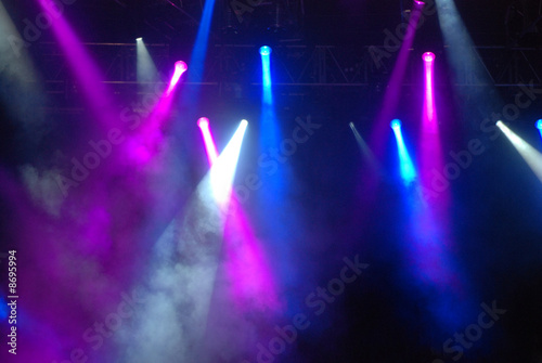Strobe Lights from a Concert