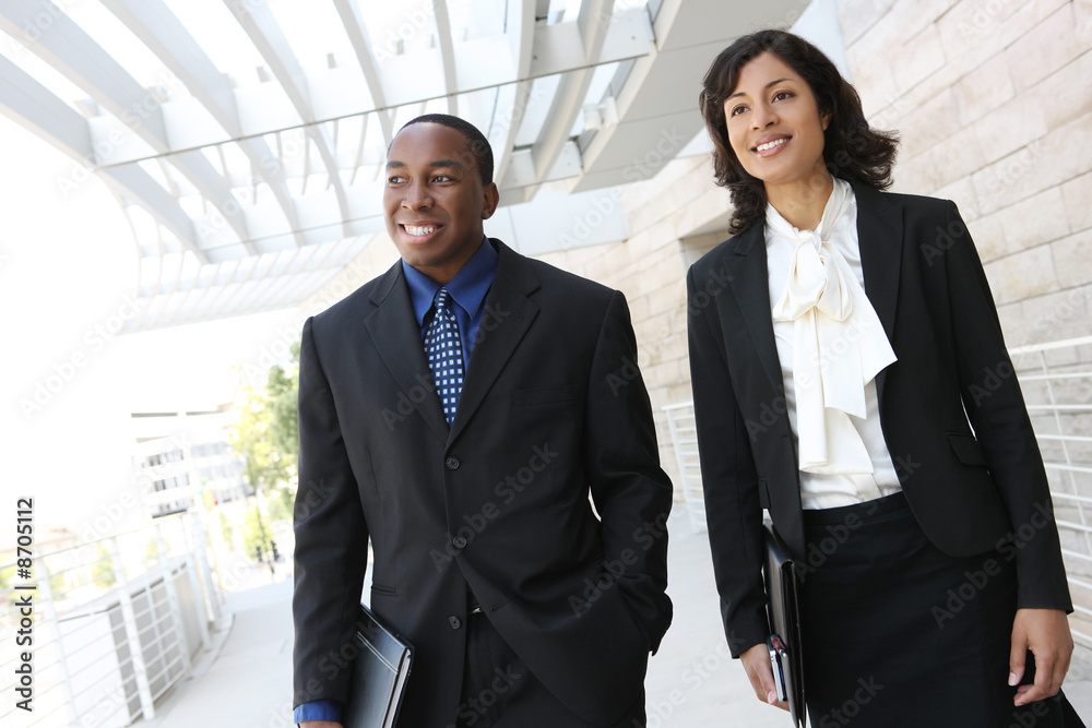 Fototapeta premium Attractive African American Business Team