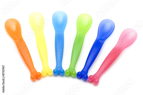Plastic kitchen spoon