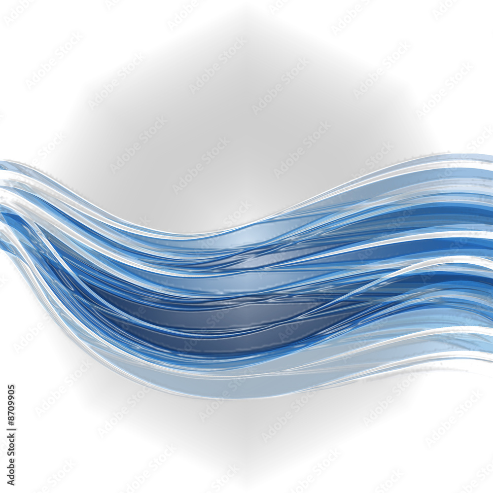 Obraz premium Abstract glass seawave