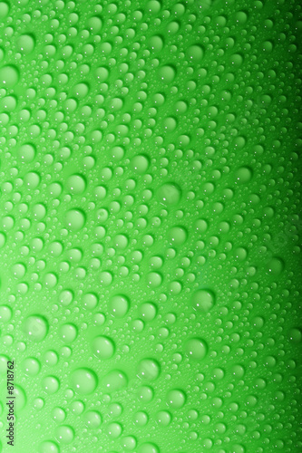 Closeup view of the water drops background