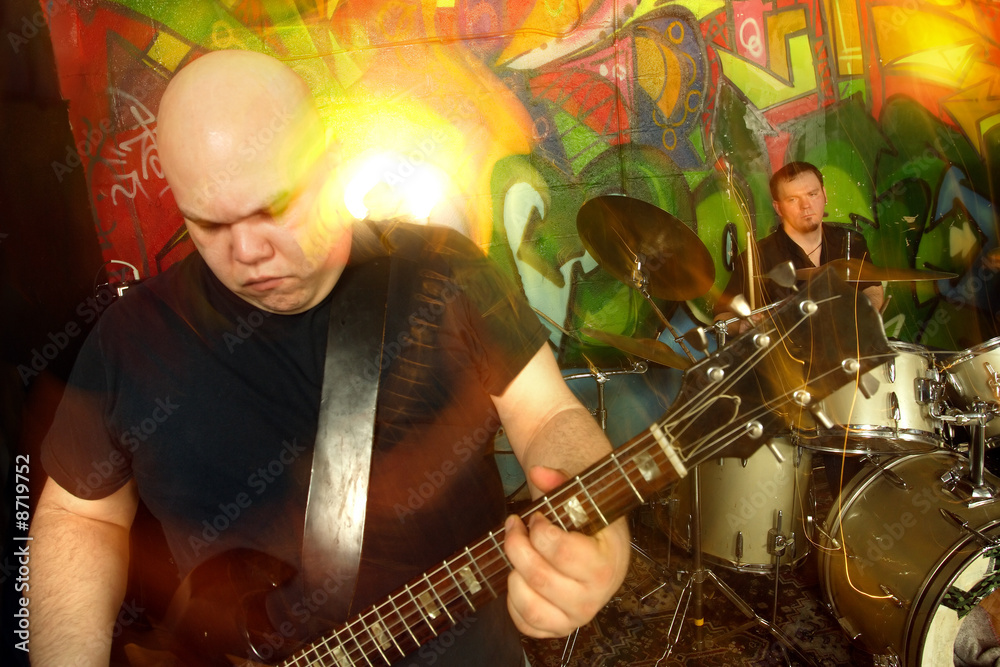 Obraz premium Heavy rock band 3