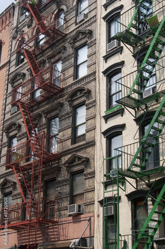Obraz na plátně FIRE ESCAPE NEW YORK