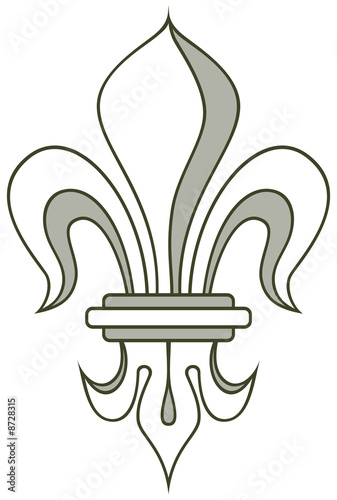 Fototapeta Naklejka Na Ścianę i Meble -  heraldry lily