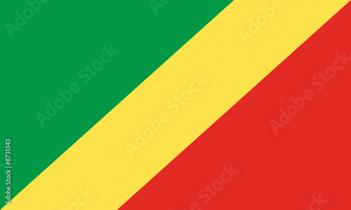 republik kongo fahne republic of the congo flag photo